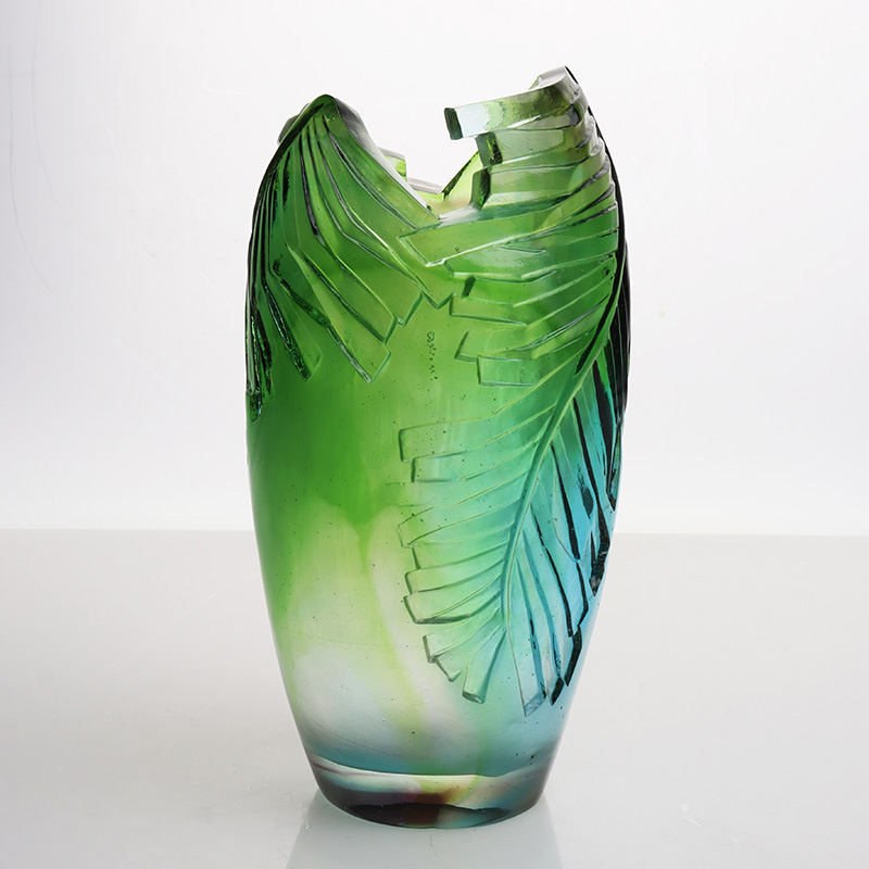 Glasvas Vardagsrum Blomarrangemang Kristallglas Konstnärlig vas Heminredning Matbordsprydnad