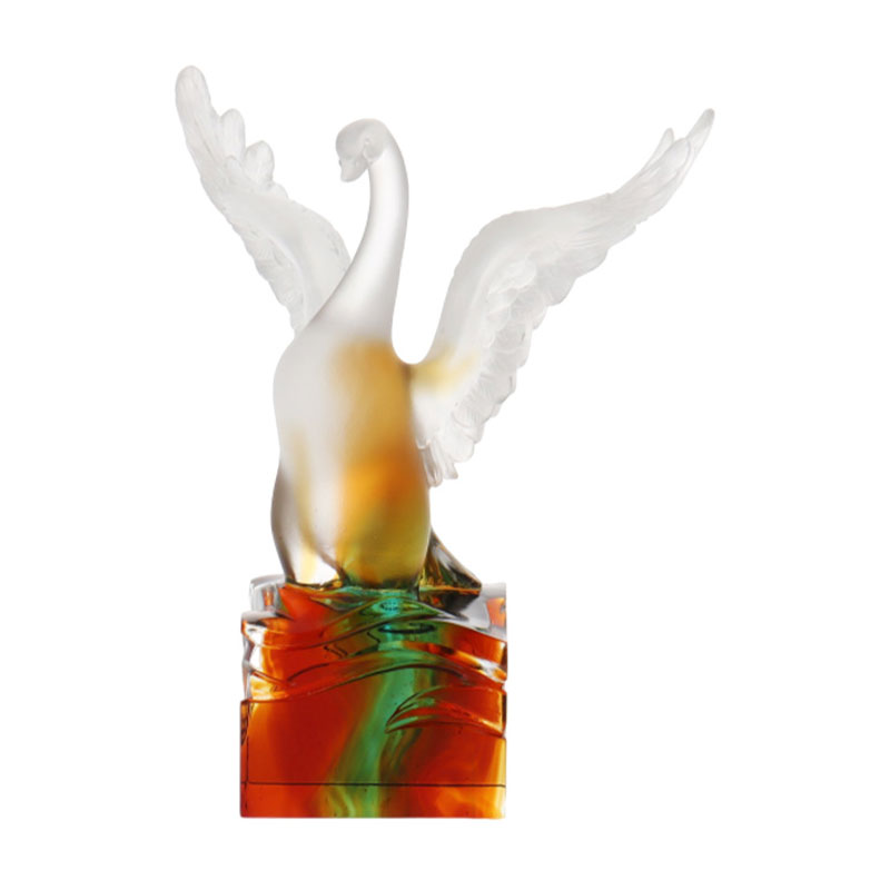Glas Swan Figurines Ornament