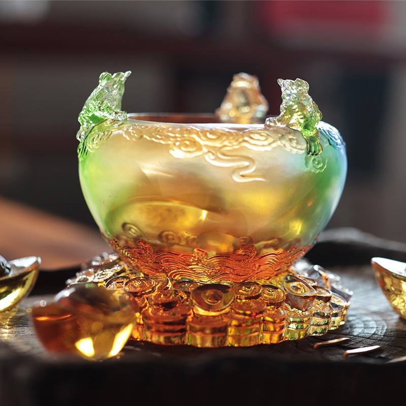 Crystal Cornucopia Skattskål i glas