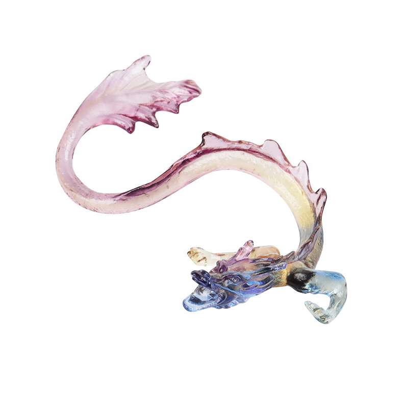 Golden Dragon Rökelsehållare i glas