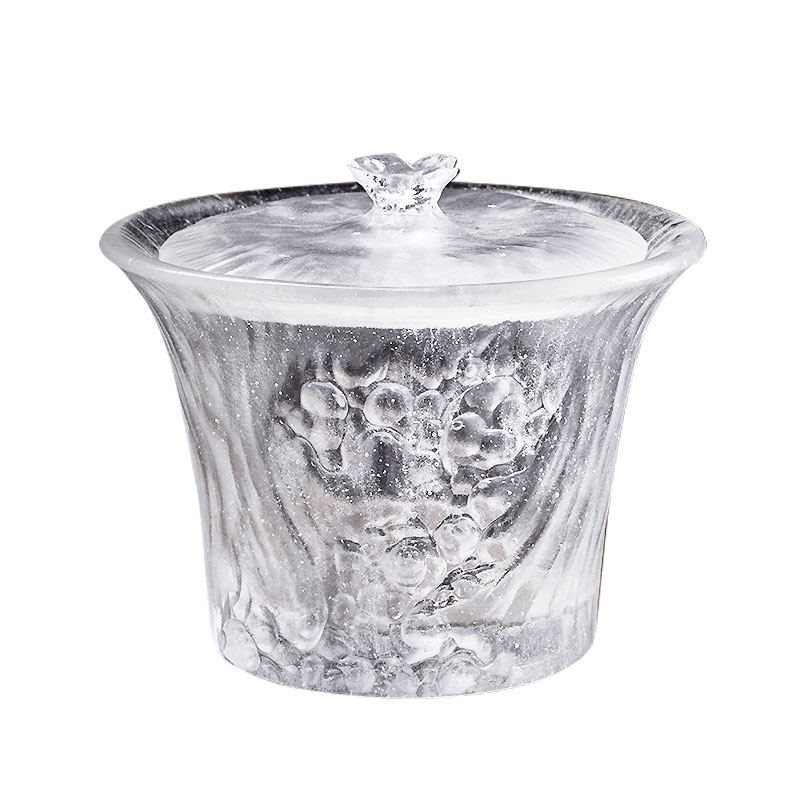 Klara tekoppar set med lock