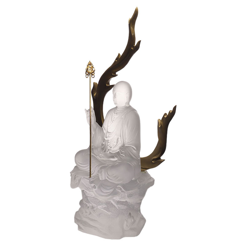 Ksitigarbha Bodhisattva glasstaty