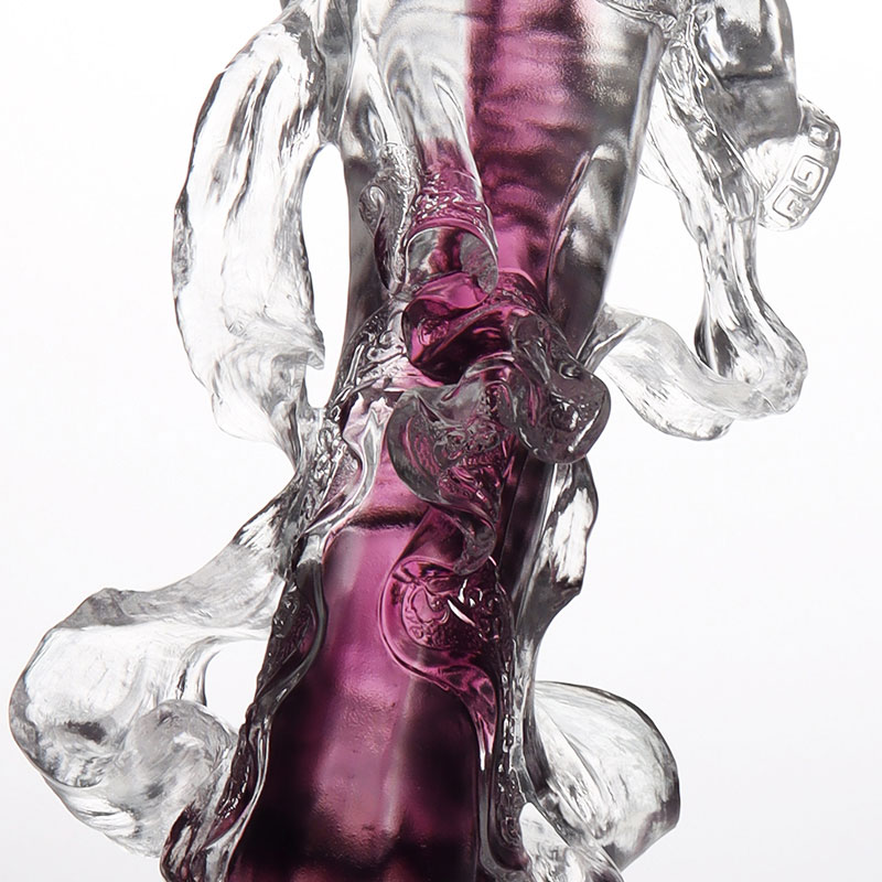 Flygande skönhet glas figur konst prydnader