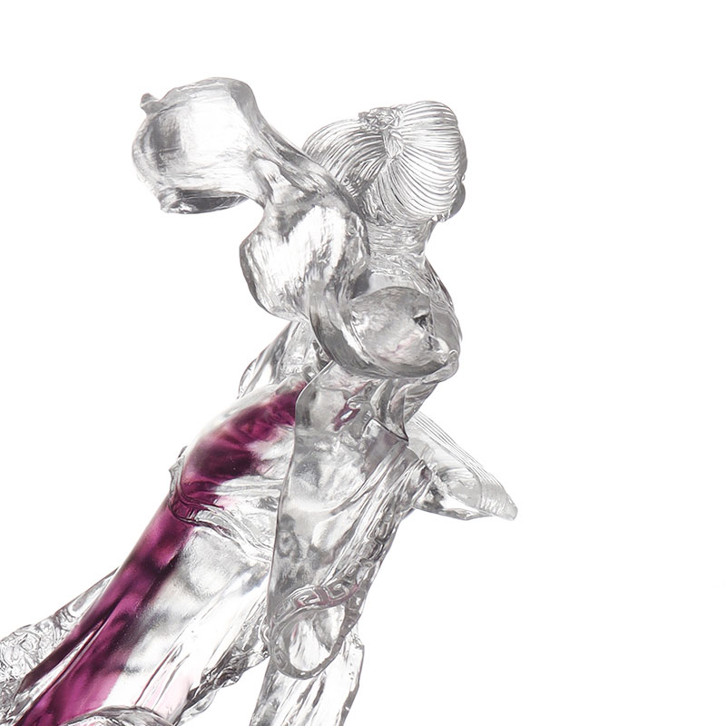 Flygande skönhet glas figur konst prydnader