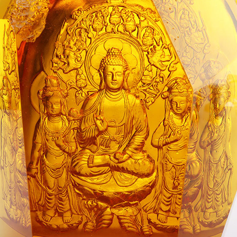Amitayus Buddha Kristallstatyer
