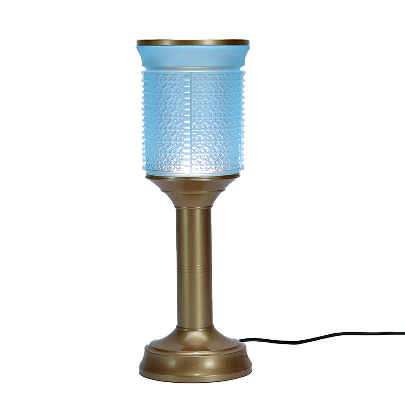 Ljusblå Ruyi-serien Glas buddhistiska altaroffer Set