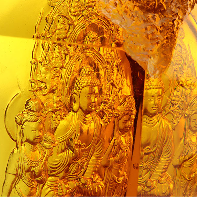 Amitayus Buddha Kristallstatyer