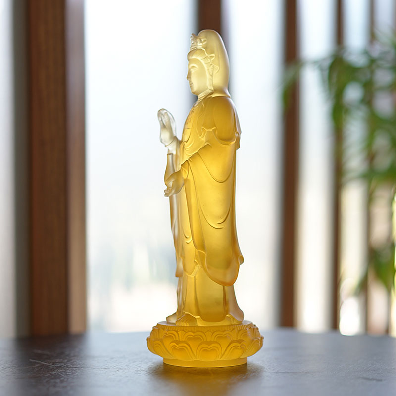 Guanyin Bodhisattva glasstaty