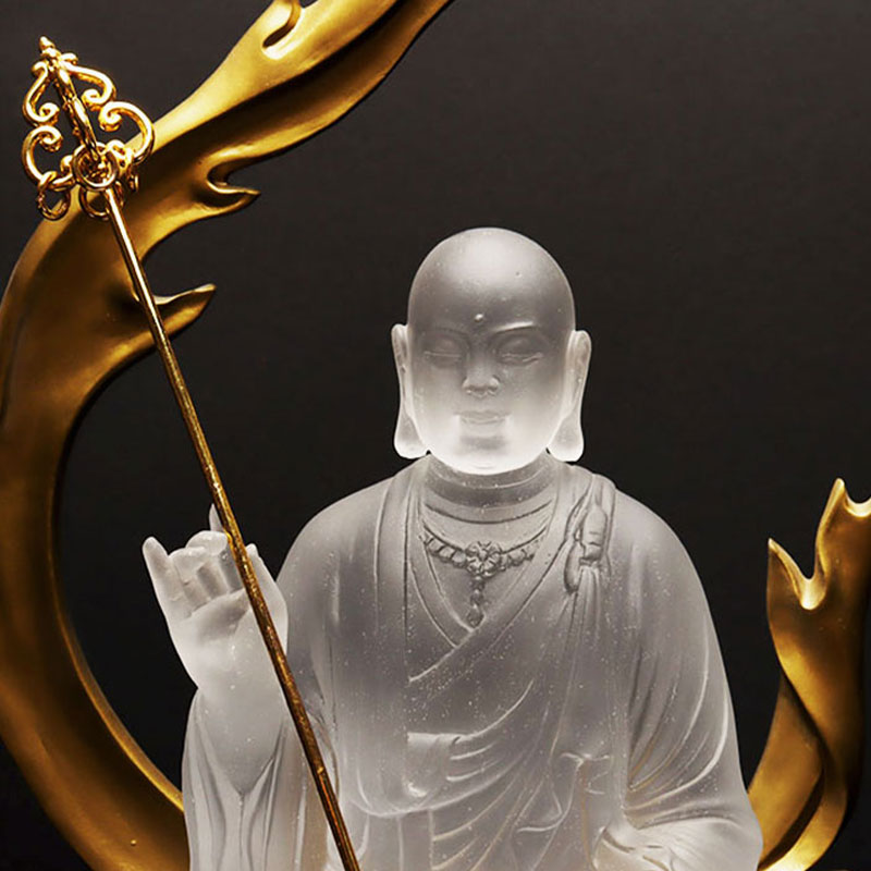 Ksitigarbha Bodhisattva glasstaty