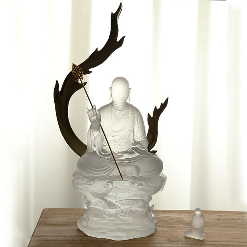 Ksitigarbha Bodhisattva glasstaty