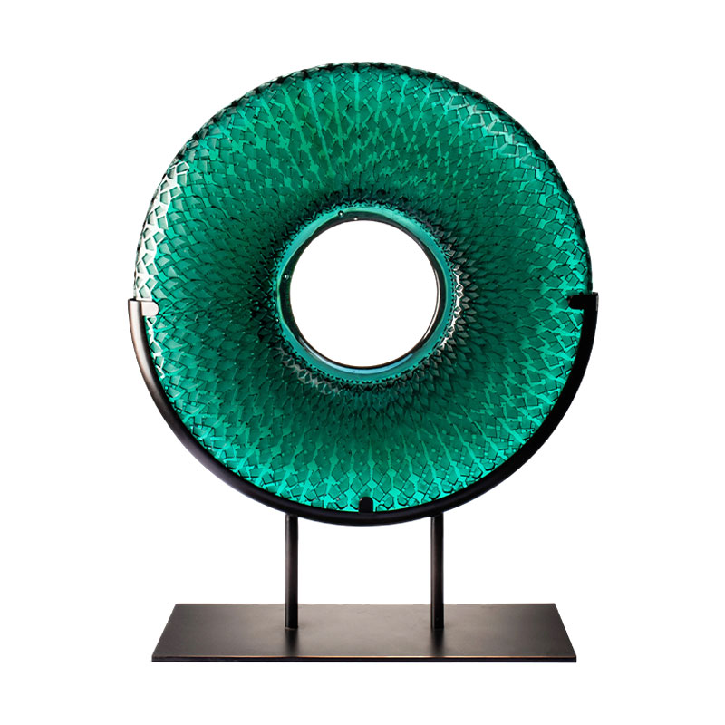 Bambu-blad runda skivor