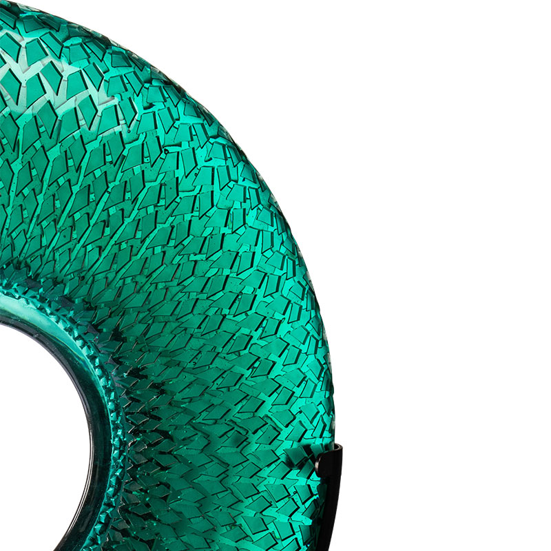 Bambu-blad runda skivor