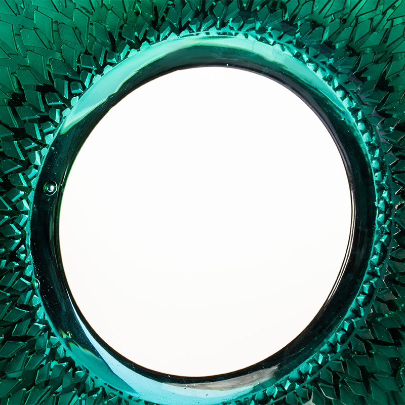 Bambu-blad runda skivor