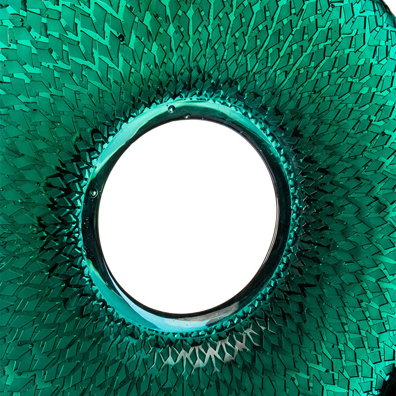 Bambu-blad runda skivor