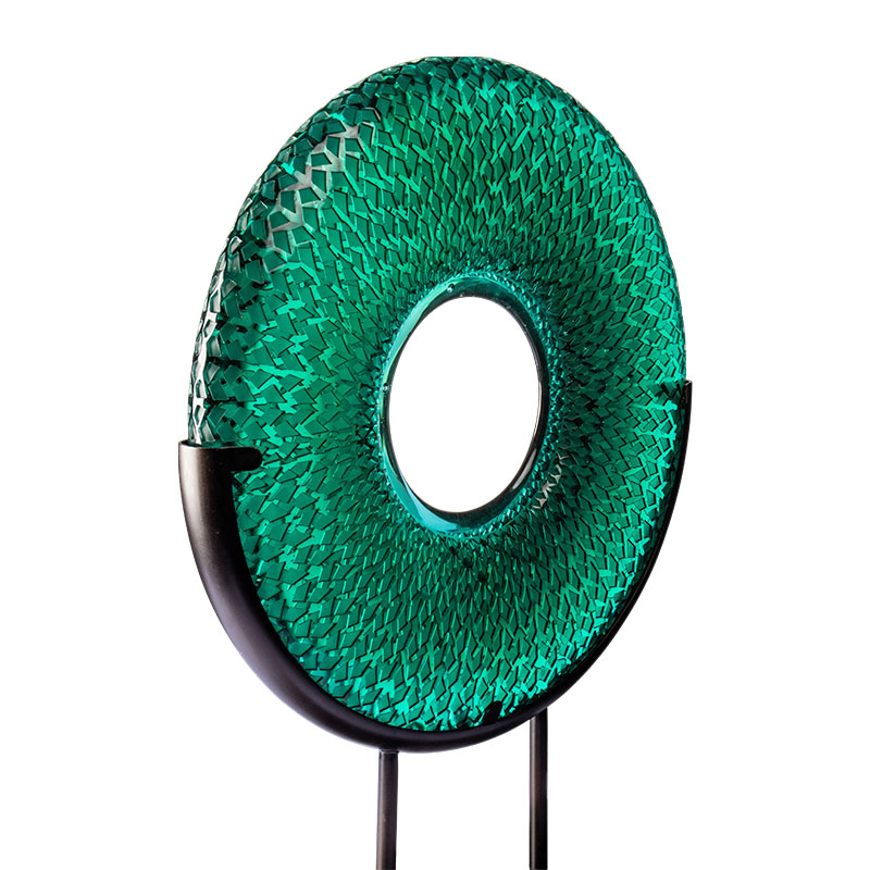 Bambu-blad runda skivor