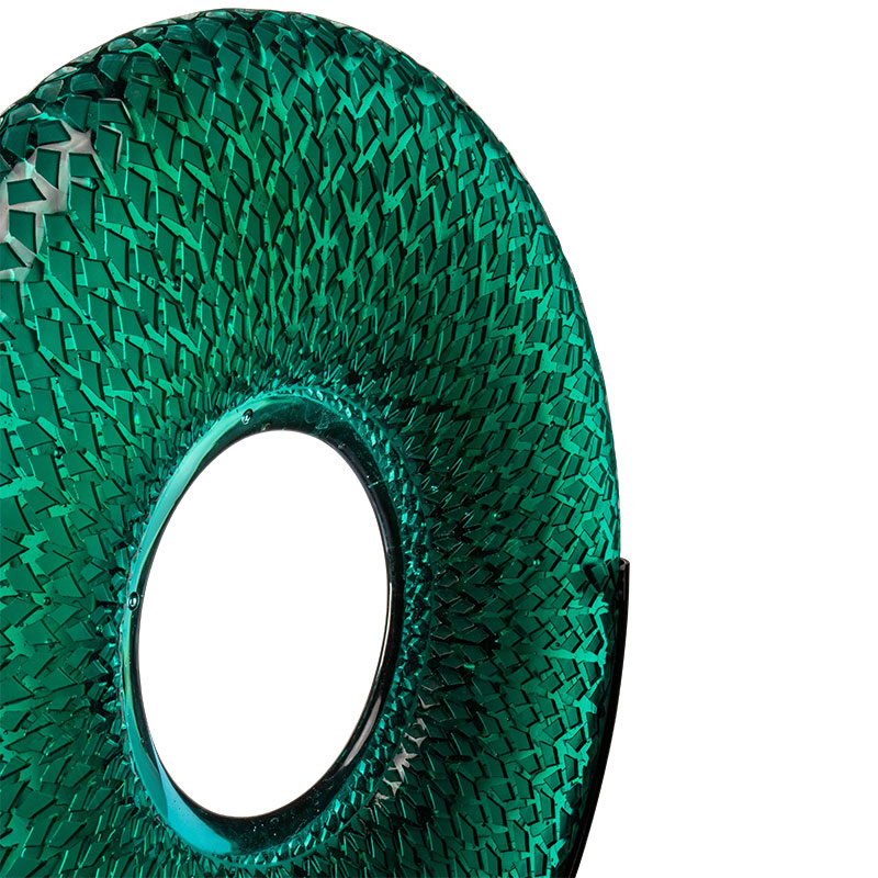 Bambu-blad runda skivor